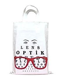 Optik Desen Saplı Bez Çanta 30*35 CM