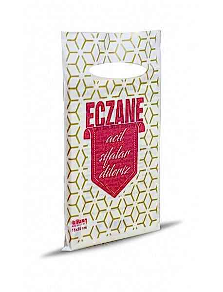 YENİ ÜRÜN Mini Boy 15*25 Bio Eczane Poşeti (25KG)