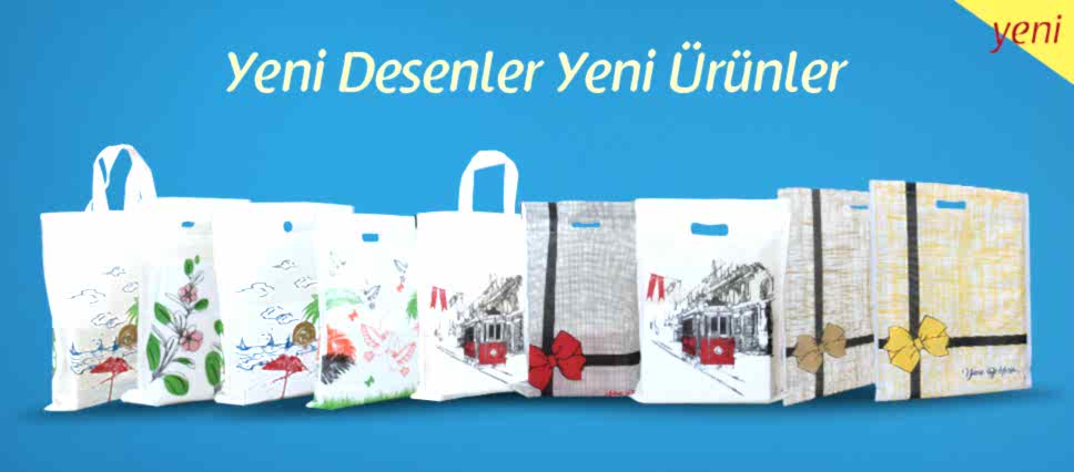 Yeni Sezon Desenli Bez Çantalar