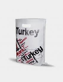 Türkiye Haritalı Elgeçme Bez Çanta 30*35 CM