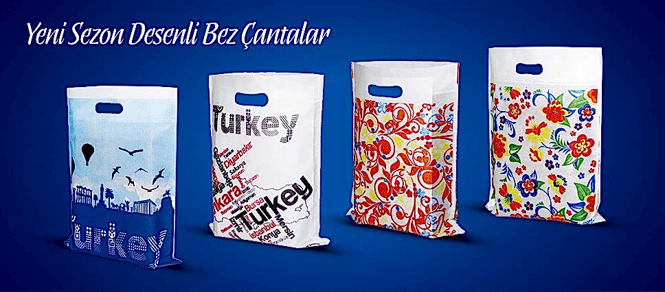 Yeni Sezon Desenli Bez Çantalar
