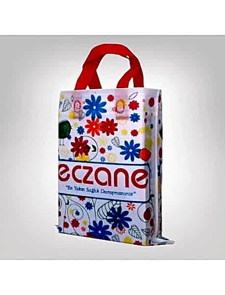 30X35 Küçük Boy Kendinden Saplı Bez Çanta